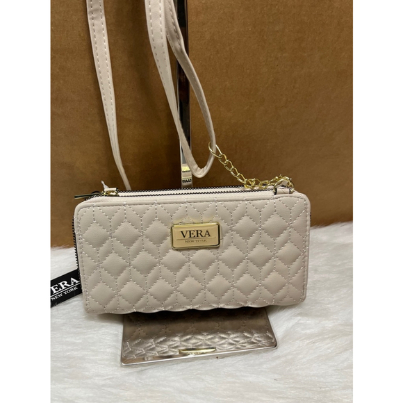 NWT Vera New York Leana Quilted Double Zip Crossbody - Picture 12 of 13